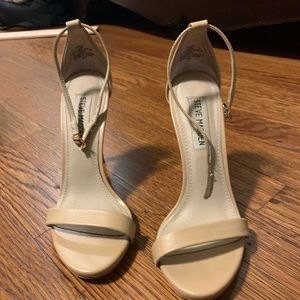 Steve Madden Stacy Sandal Heels 5.5 Nude